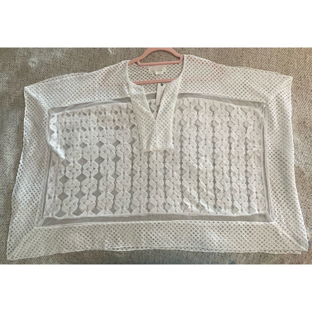 Anthropologie Cropped Lace Poncho NWT One Size Fits All - Picture 8 of 15